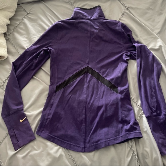 Nike purple women’s running half-zip, Small - Picture 4 of 6
